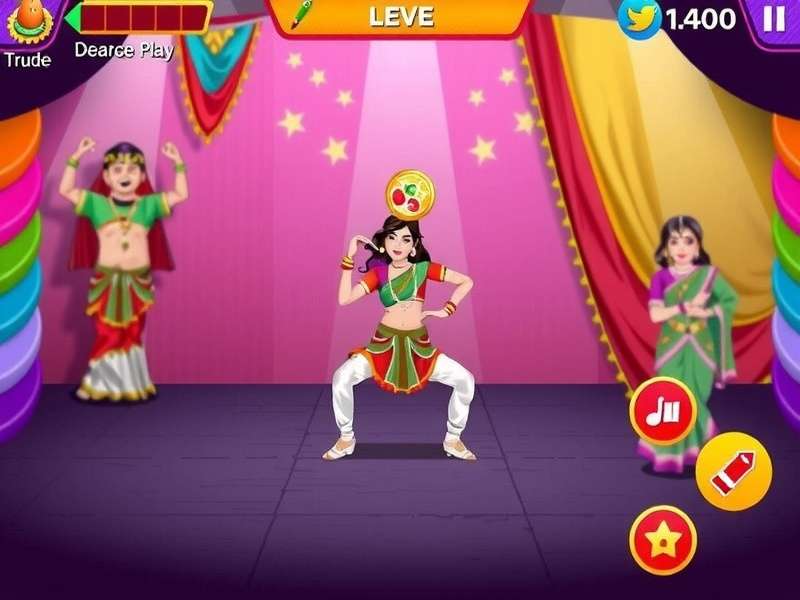 Experience the rhythm of Navratri in this dance game Navratri Dance Off Gameplay